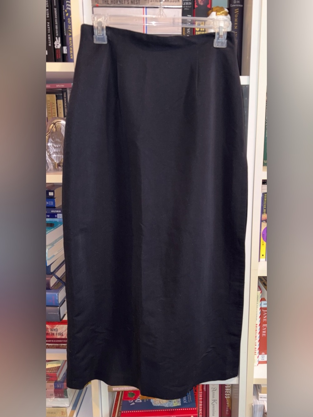 JRT by Newport News High Waisted Long Black Skirt Vintage - Picture 2 of 11